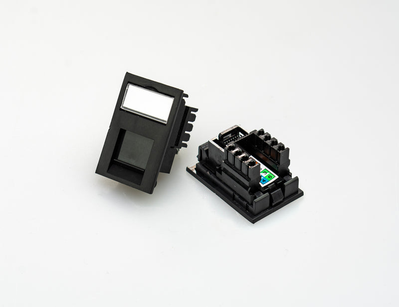 72-3656 - Cat5e Data Module in Black (LJ6C)